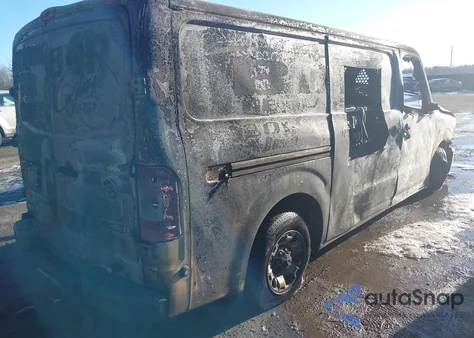 2021 Nissan Nv Cargo Nv1500 Sv Standard Roof V6 из США, поврежденный, VIN 1N6BF0KM1MN803526